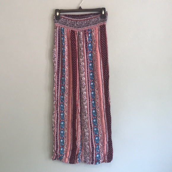 Multi-color boho pants - Picture 1 of 3